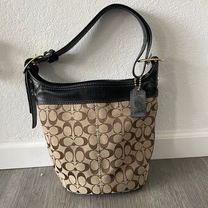 Coach H0768-11437 Brown and Black Boho shoulder bag